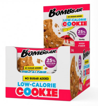 BOMBBAR Печенье неглазированное &quot;Малиновый чизкейк&quot; 40/12 — 65fit