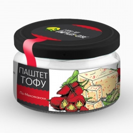 Эко Крым, Детка! Соевый паштет Тофу По-Мексикански (с острым перцем) 230г — 65fit