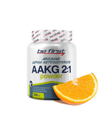 AAKG 2:1 Powder апельсин 200гр, BE FIRST — 65fit