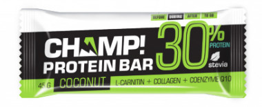 Батончик протеиновый Кокосовый 45гр, Champ — 65fit