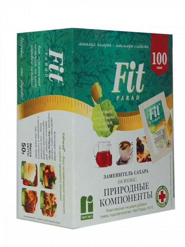 FIT PARAD Сахарозаменитель смесь № 10 (1:10) саше 0,5г — 65fit