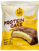 FIT KIT Protein Cake Банановый пудинг 70г/24 — 65fit