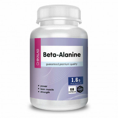 CHIKALAB Комплексная пищевая добавка &quot;Б-Аланин&quot; 60 капсул — 65fit