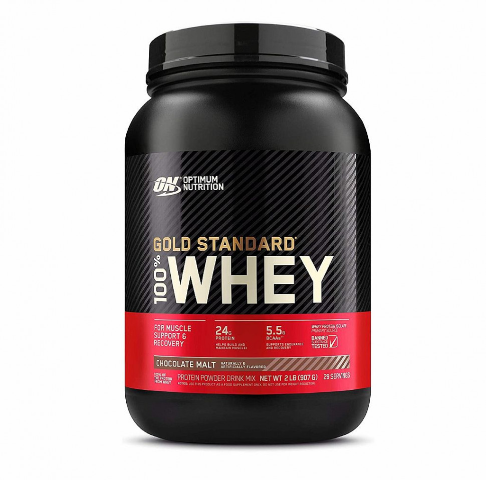 #ON-Gold Standard 100% Whey 2 ib Chocolate Malt фото 1 — 65fit