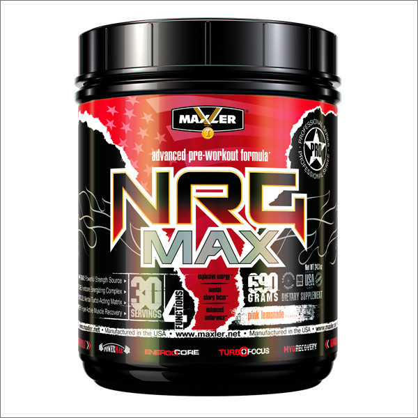 #MAXLER NRG MAX 354gr Blue Raspberry фото 1 — 65fit