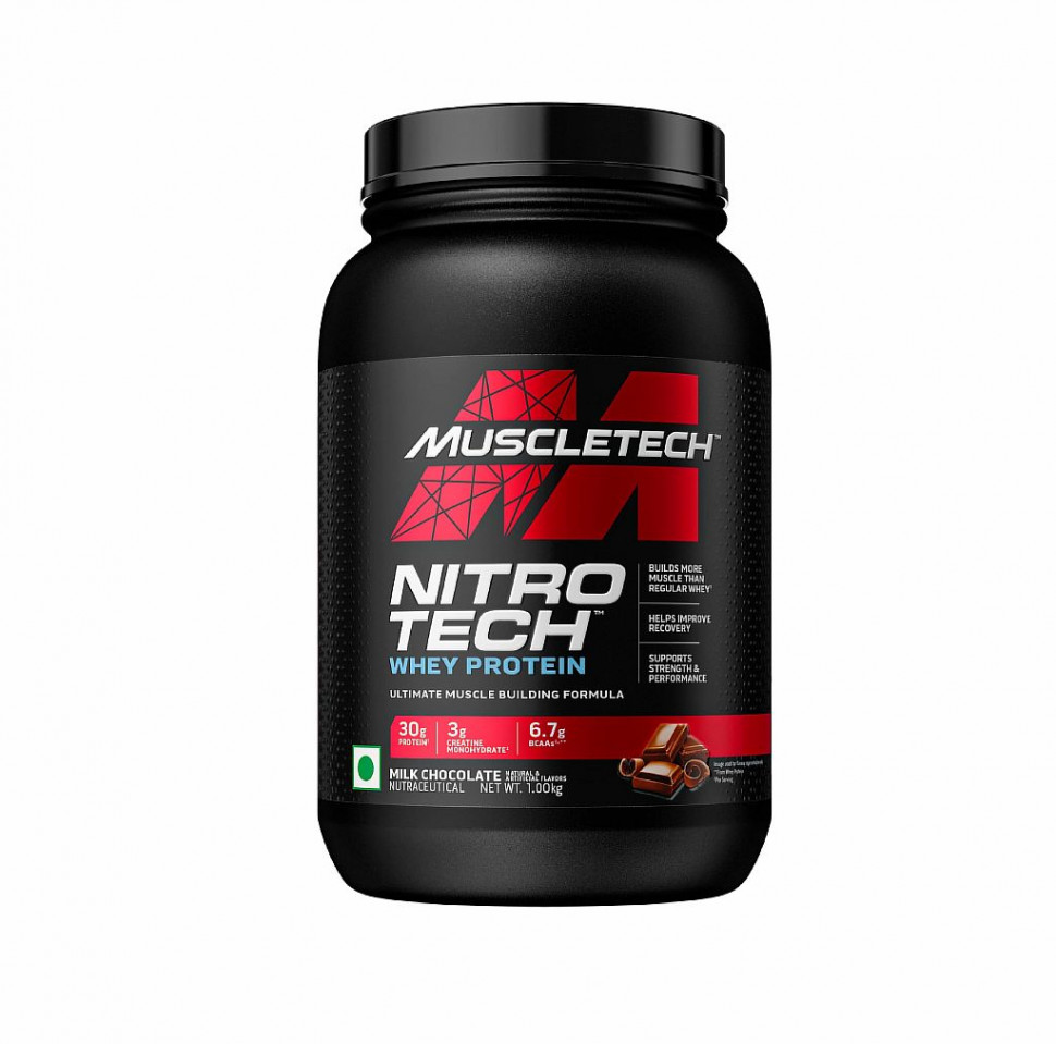 #Muscletech Nitrotech Performance 2.2 lbs Milk chocolate фото 1 — 65fit
