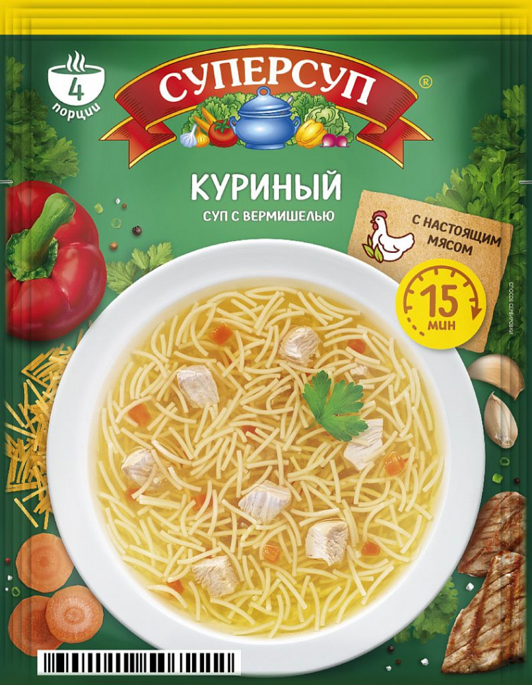 Суперсуп Куриный 70г/30 уп в ш/б (ТУ-2020) фото 1 — 65fit