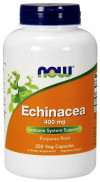 NOW Echinacea Root 400 mg 250 Veg Capsules фото 1 — 65fit