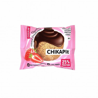 CHIKALAB Chikapie Печенье глазированное &quot;Клубника в шоколаде&quot; 60г — 65fit