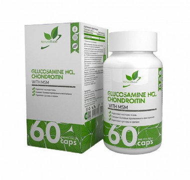 # Natural Supp Glucosamine Chondroitin MSM 60 таблеток — 65fit