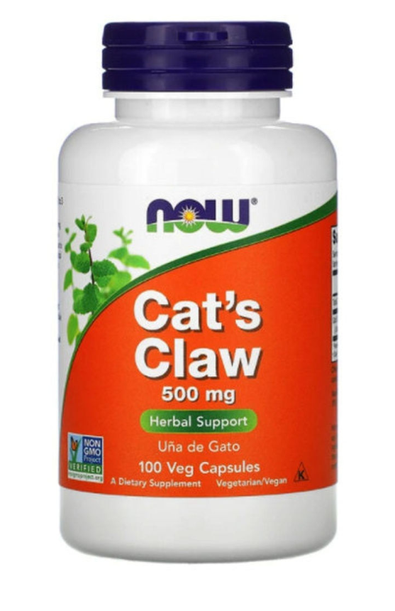 #NOW Cat`s Claw 500 mg 100 Capsules фото 1 — 65fit