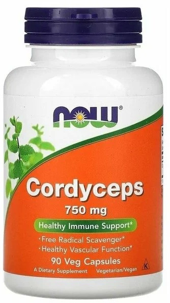 #NOW Cordyceps 750 mg 90 VCapsules — 65fit