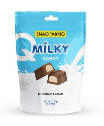 SNAQ FABRIQ Молочный шоколад со сливочной начинкой 130г/15 фото 1 — 65fit