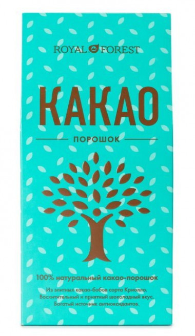 Какао-порошок 100гр, Royal Forest — 65fit