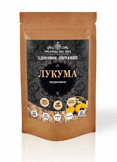 Лукума порошок 100гр, Продукты XXII века — 65fit