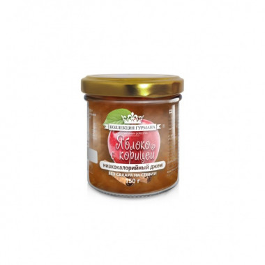 POLEZZNO КОЛЛЕКЦИЯ ГУРМАНА Джем без сахара &quot;Яблоко с корицей&quot; 150г — 65fit