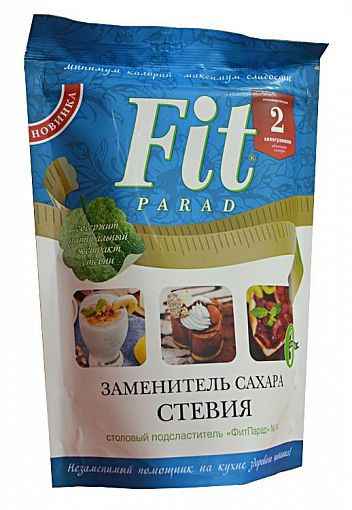 Сахарозаменитель №14 на эритритоле и стевии 200гр, Fit Parad — 65fit