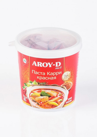 AROY-D Паста &quot;Карри красная&quot; банка, пластик 400г — 65fit