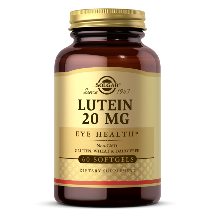 SOLGAR Lutein 20 mg 60 Softgels фото 1 — 65fit