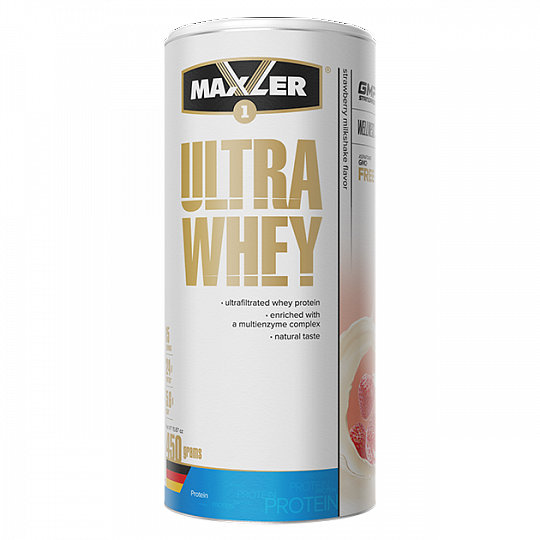 #Maxler Ultra Whey 450g Strawberry фото 1 — 65fit