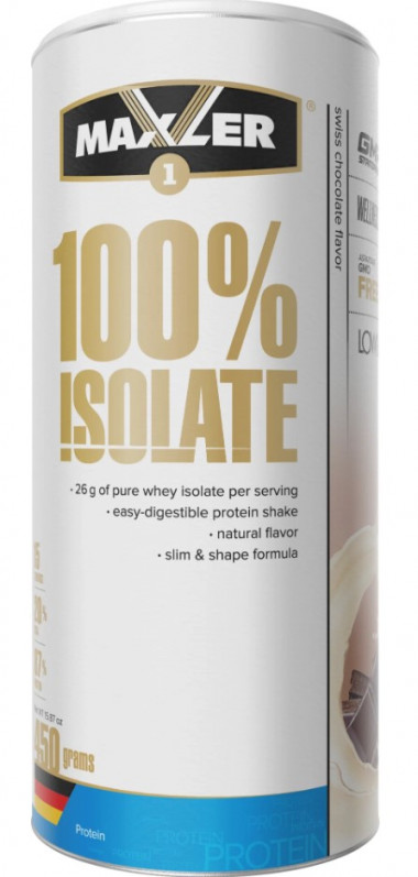 #MAXLER Isolate 450g Swiss Chocolate — 65fit