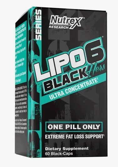 #Nutrex Lipo-6 Black Hers Ultra Concentrate 60caps — 65fit