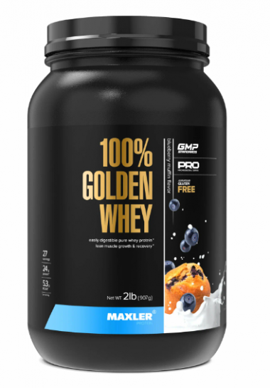 #Maxler Golden Whey 908g Blueberry Maffin — 65fit
