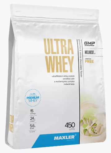 #Maxler Ultra Whey 450 Фисташка белый шоколад — 65fit