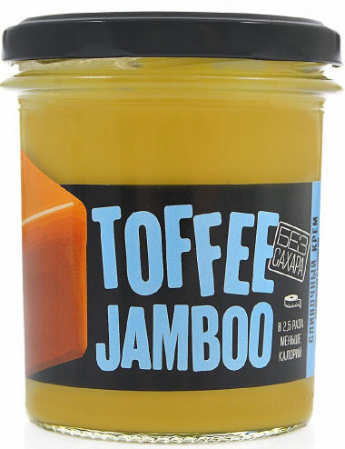 Сливочный крем со вкусом карамели 290гр, Toffee Jamboo — 65fit