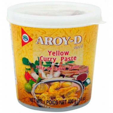 AROY-D Паста &quot;Карри желтая&quot; банка, пластик 400г — 65fit