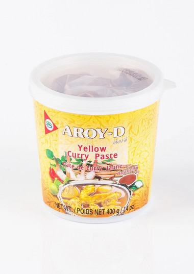AROY-D Паста &quot;Карри желтая&quot; банка, пластик 400г — 65fit