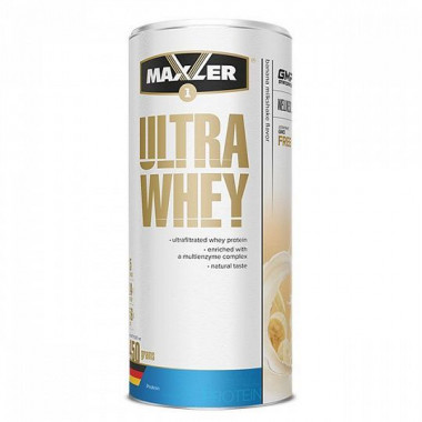 MAXLER Ultra Whey 450g Banana Milkshake — 65fit