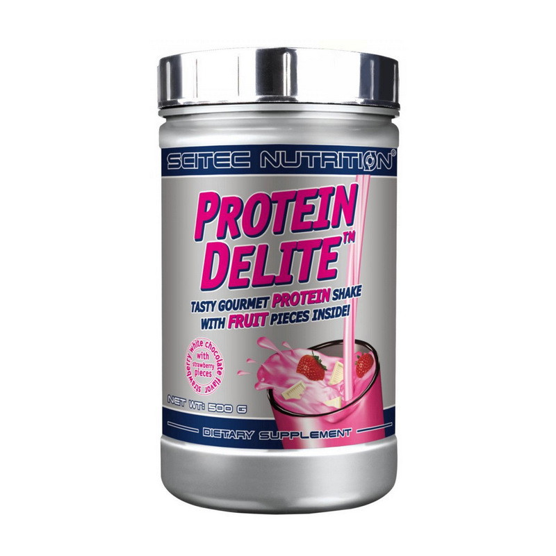 #SCITEC NUTRITION  Protein Delite Клубника белый шоколад 500гр фото 1 — 65fit