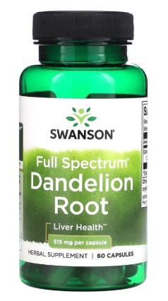 #Swanson Full Spectrum Dandelion Root 515 mg 60 Caps фото 1 — 65fit