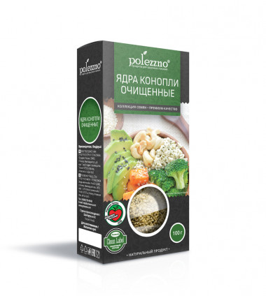 POLEZZNO Ядра конопли очищенные 100г — 65fit