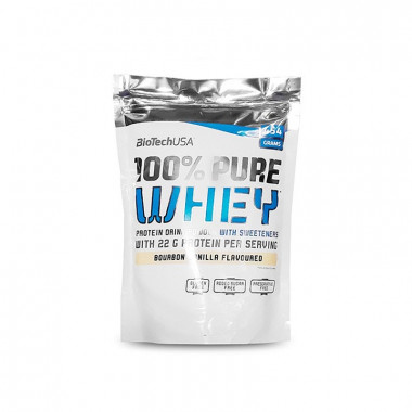 100% Pure Whey ваниль бурбон 454г, BioTech — 65fit