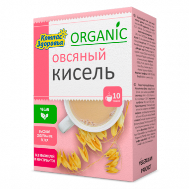 Кисель овсяный 150гр, Компас Здоровья — 65fit