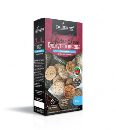 POLEZZNO Смесь для выпечки &quot;Кунжутное печенье&quot; 200г — 65fit
