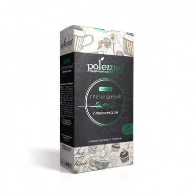 POLEZZNO Напиток Гречишный с Лемонграссом 40г*20 фильтр-пакетиков — 65fit