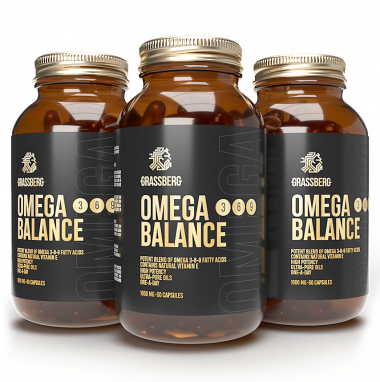 #GRASSBERG  Omega 3-6-9 Balance 1000mg 60 cap — 65fit