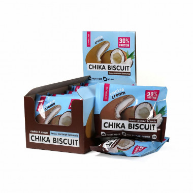 CHIKALAB Chika Biscuit Печенье неглазированное &quot;Кокосовый брауни&quot; 50г — 65fit
