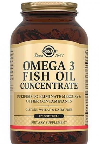 #SOLGAR Omega 3 Fish Oil concentrate 120caps — 65fit