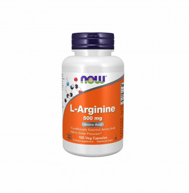 #NOW Arginine 500 mg 250 Capsules — 65fit