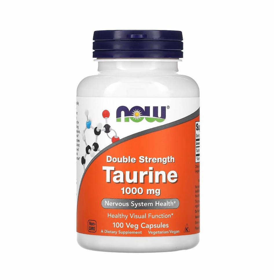 #NOW Taurine 1000 mg 100  Capsules фото 1 &mdash; 65fit