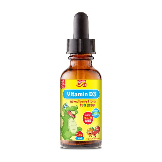 #PROPER VIT for Kids Vitamin D3 Mixed Berry Flavor 1oz 30ml фото 1 — 65fit