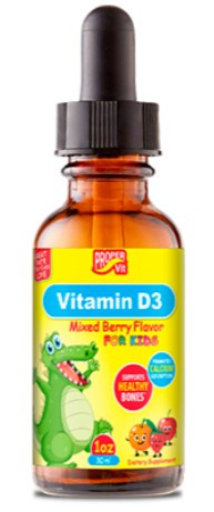 #PROPER VIT for Kids Vitamin D3 Mixed Berry Flavor 1oz 30ml — 65fit