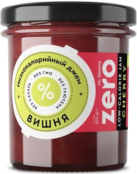 Mr.Djemius ZERO Джем низкокалорийный &quot;Вишня&quot; 270г — 65fit