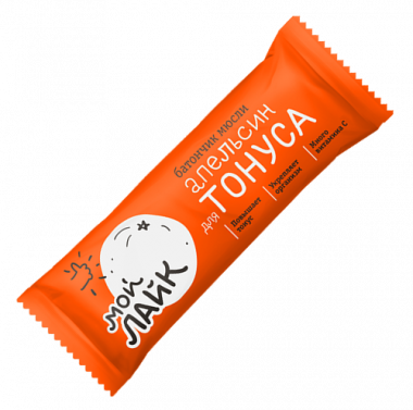 МОЙ ЛАЙК Батончик-мюсли «Апельсин для тонуса» 25г — 65fit