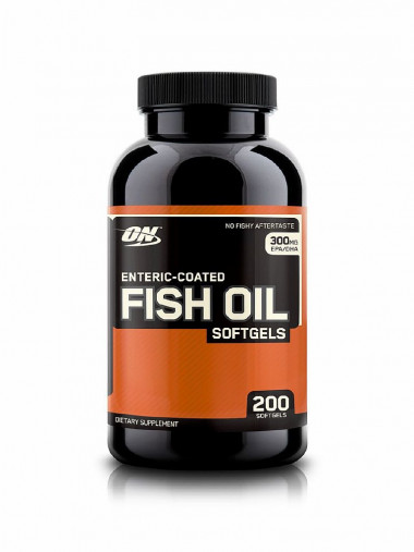 Fish Oil 200 Softgels, Optimum Nutrition — 65fit