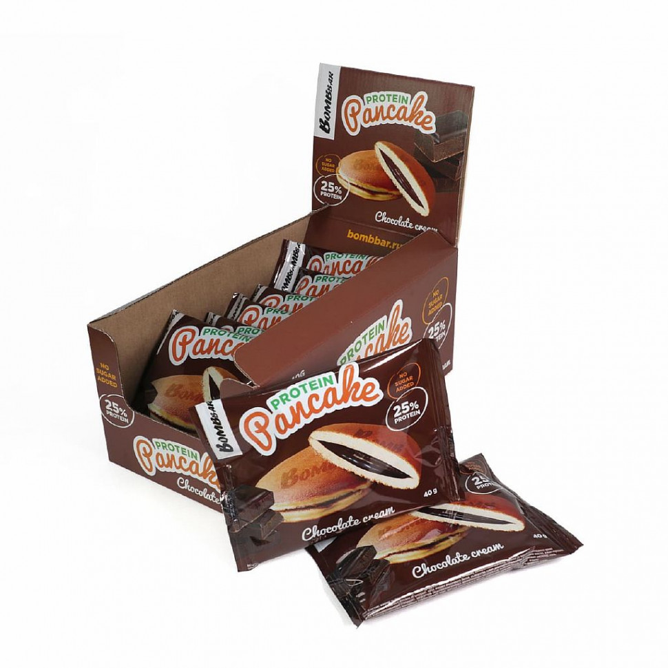 BOMBBAR Панкейк неглазированный "Шоколадный крем" 40г фото 1 — 65fit
